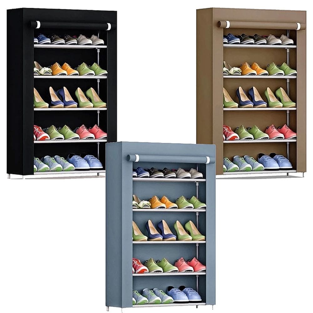 Sapateira Organizadora Cores diversas 5 Prateleiras 60x30x90cm CT4040 - TT Brasil