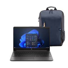 Notebook HP 256R G9 Core I3-1315U 15.6" Intel UHD 256GB SSD 8GB RAM Windows 11 Home + Mochila Viagem para Laptop 15,6" 18L BNG Azul
