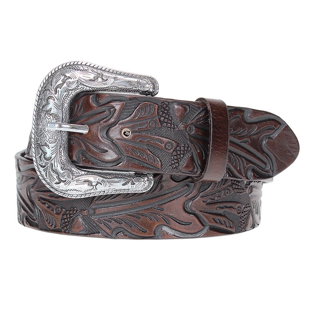 Cinto de Couro Cow Way Bordado 23244