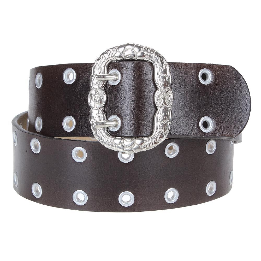 Cinto Muladeiro de Couro Marrom Paul Western 23504