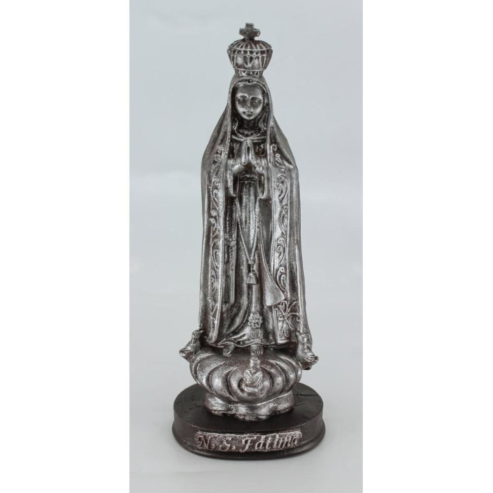 Nossa Senhora de Fátima - 15 cm - Prateado