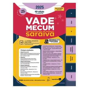 Vade Mecum Saraiva Tradicional - 40ª Edição 2025