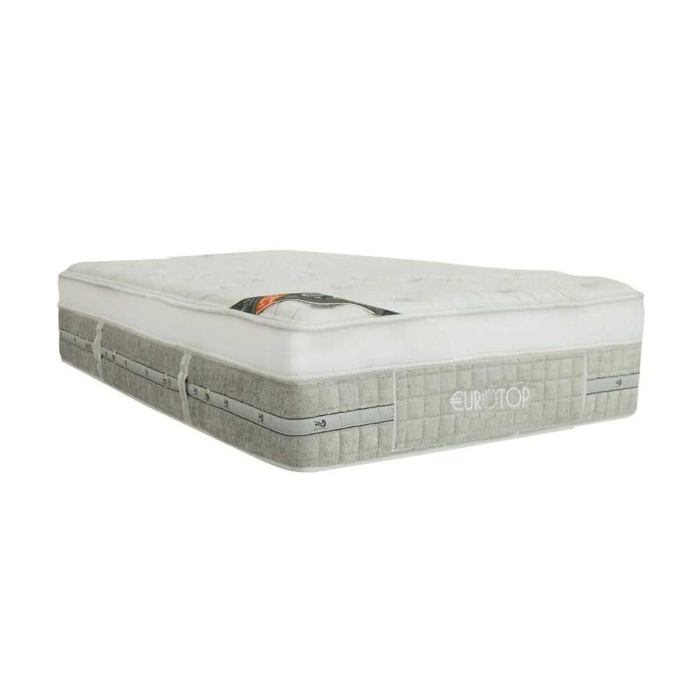 Colchão Solteiro Espuma Viscoelástico Visco Molas Ensacadas Eurotop Summer Winter Euro Pillow (88x188x34) - Castor