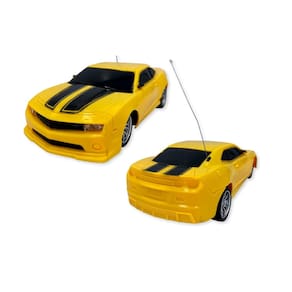 Brinquedo Carrinho Camaro Amarelo Controle Remoto Sem Fio
