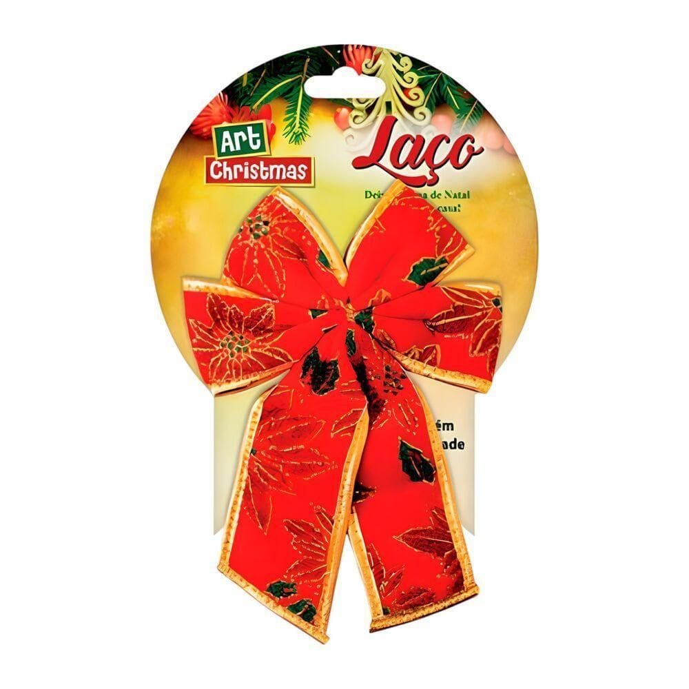 Kit De 5 Laços Decorativos Elegantes Para árvore De Natal - 8cm De Charme E Sofisticação
