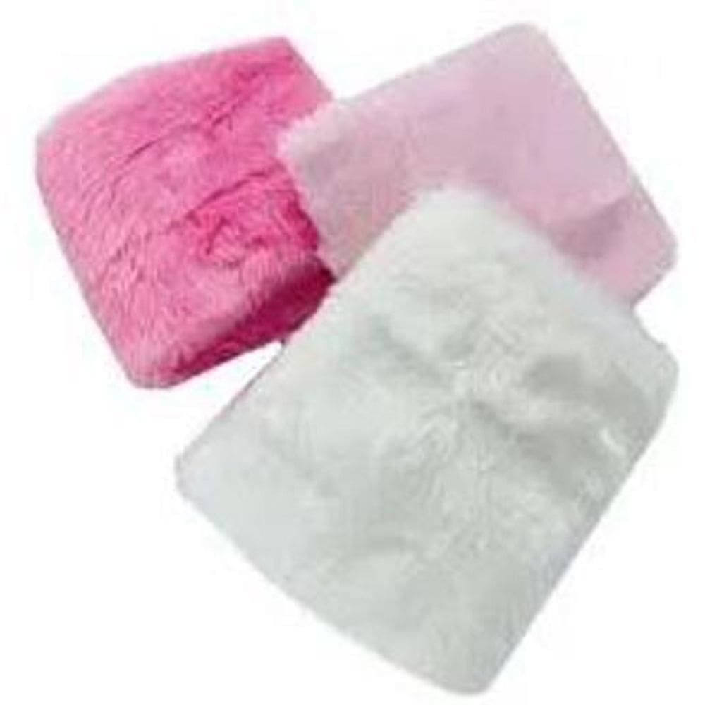 Kit 3 Tapetes Pelúcia Manicure 30x30cm -