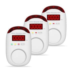 Detector de monóxido de carbono Hembisen CO Alarm com display digital