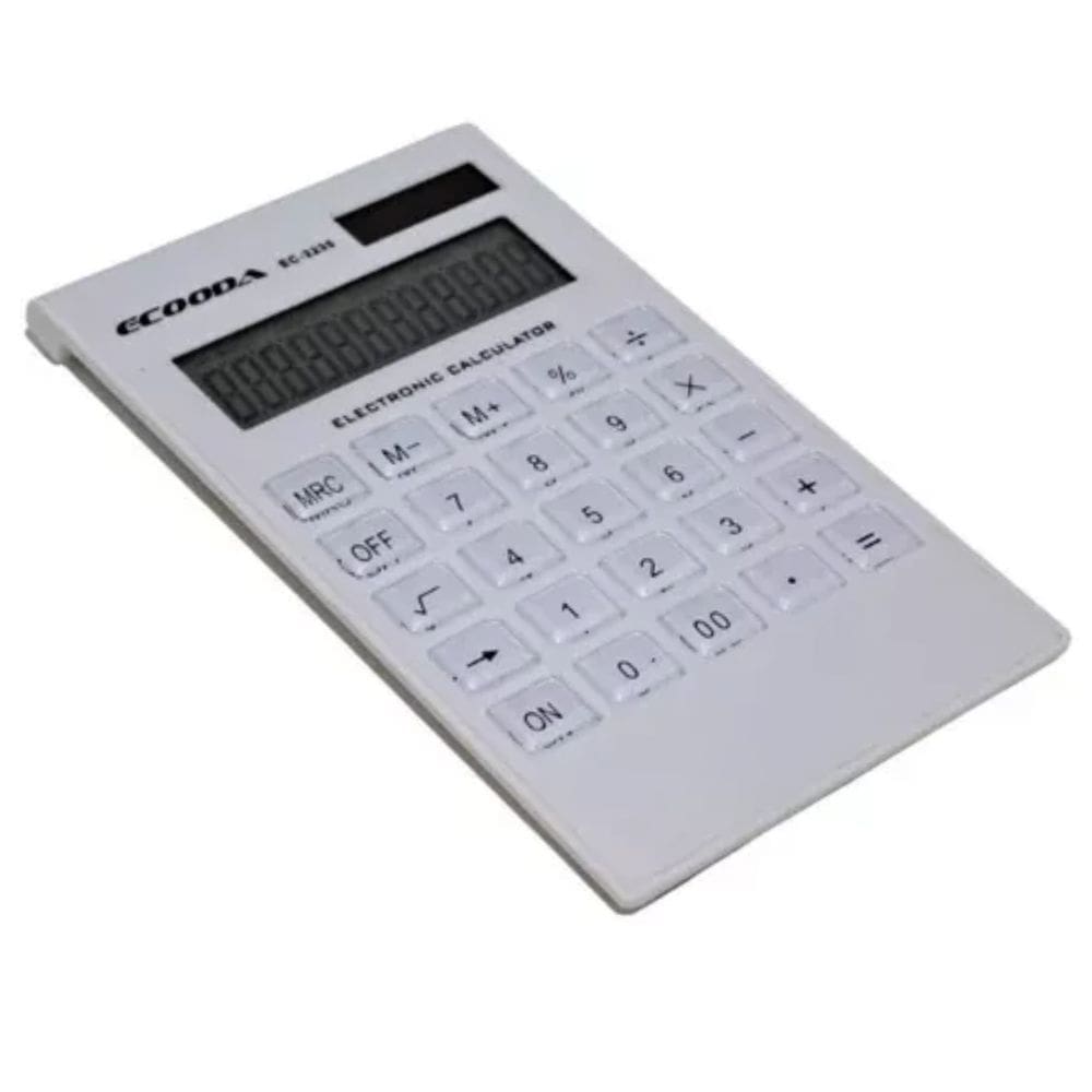 Calculadora Eletrônica Escritório Branca