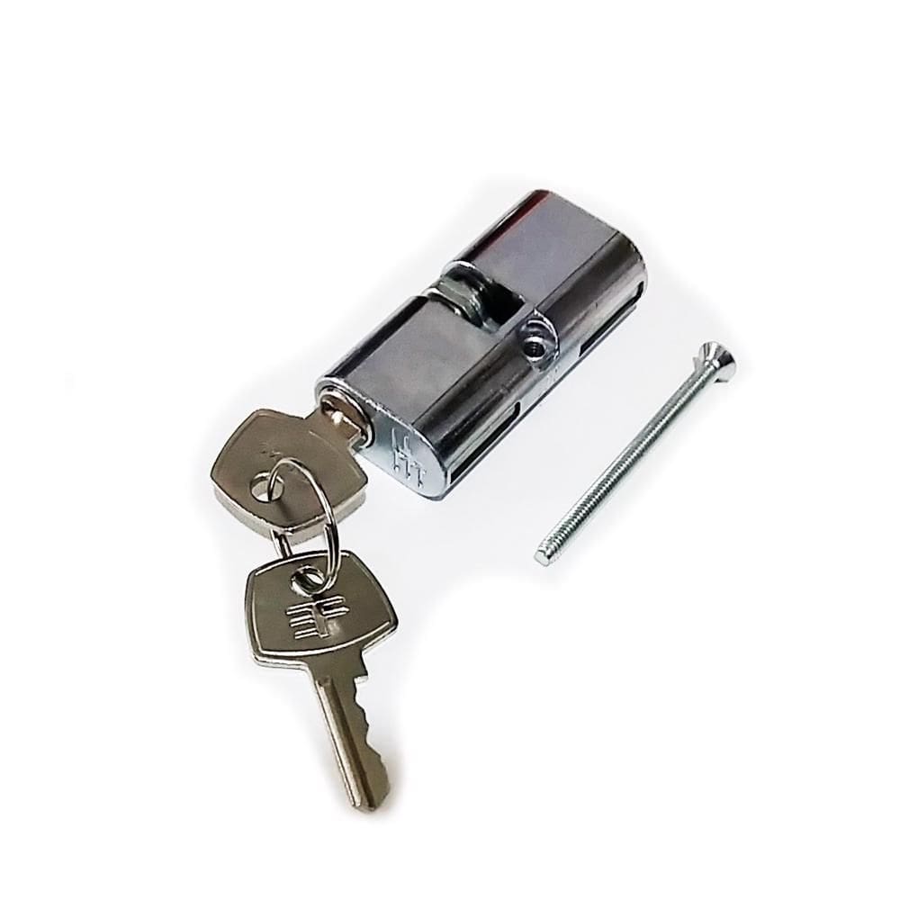 Cilindro Miolo Para Fechadura Haga H1000 Cromado (Grosso)