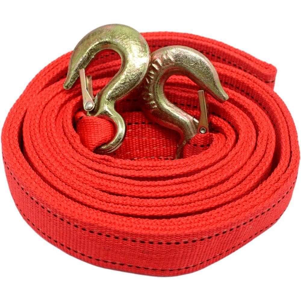 Cabo Corda Cinta De Reboque Com Gancho Laranja De 40mm 5m 5t