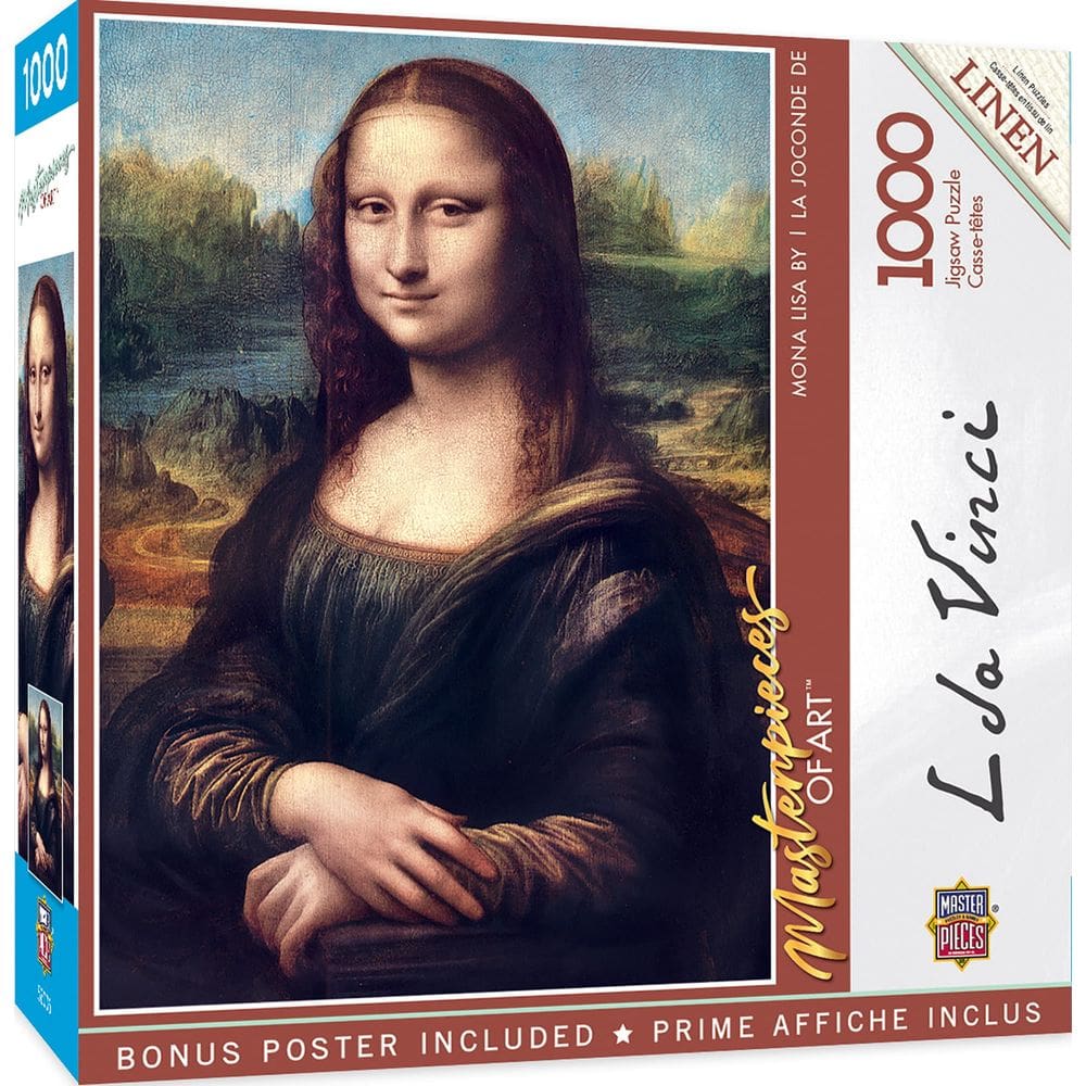 Obras-primas do quebra-cabeça Mona Lisa 1000 peças