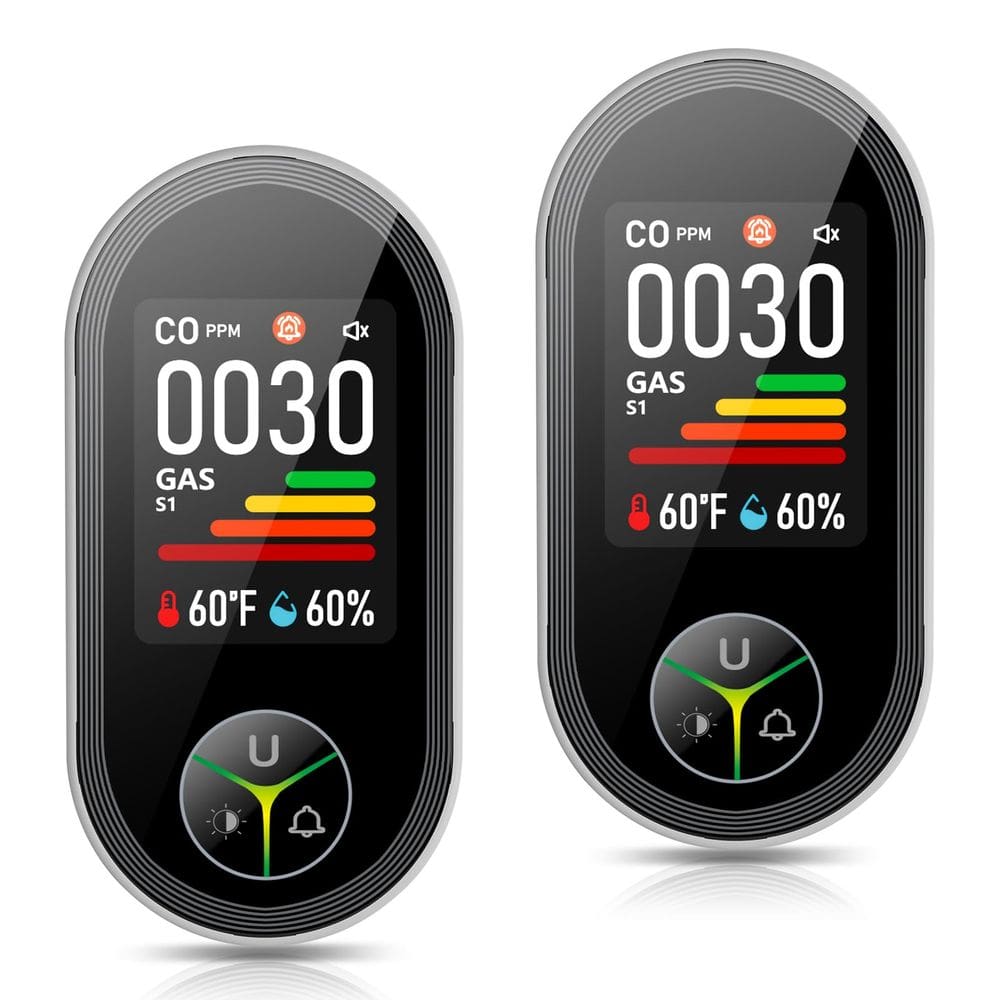 Detector de gás combustível e monóxido de carbono Kalawen 4 em 1