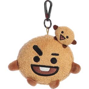 Boneca de pelúcia Aurora Lovable BT21 SHOOKY Clip-On de 10 cm