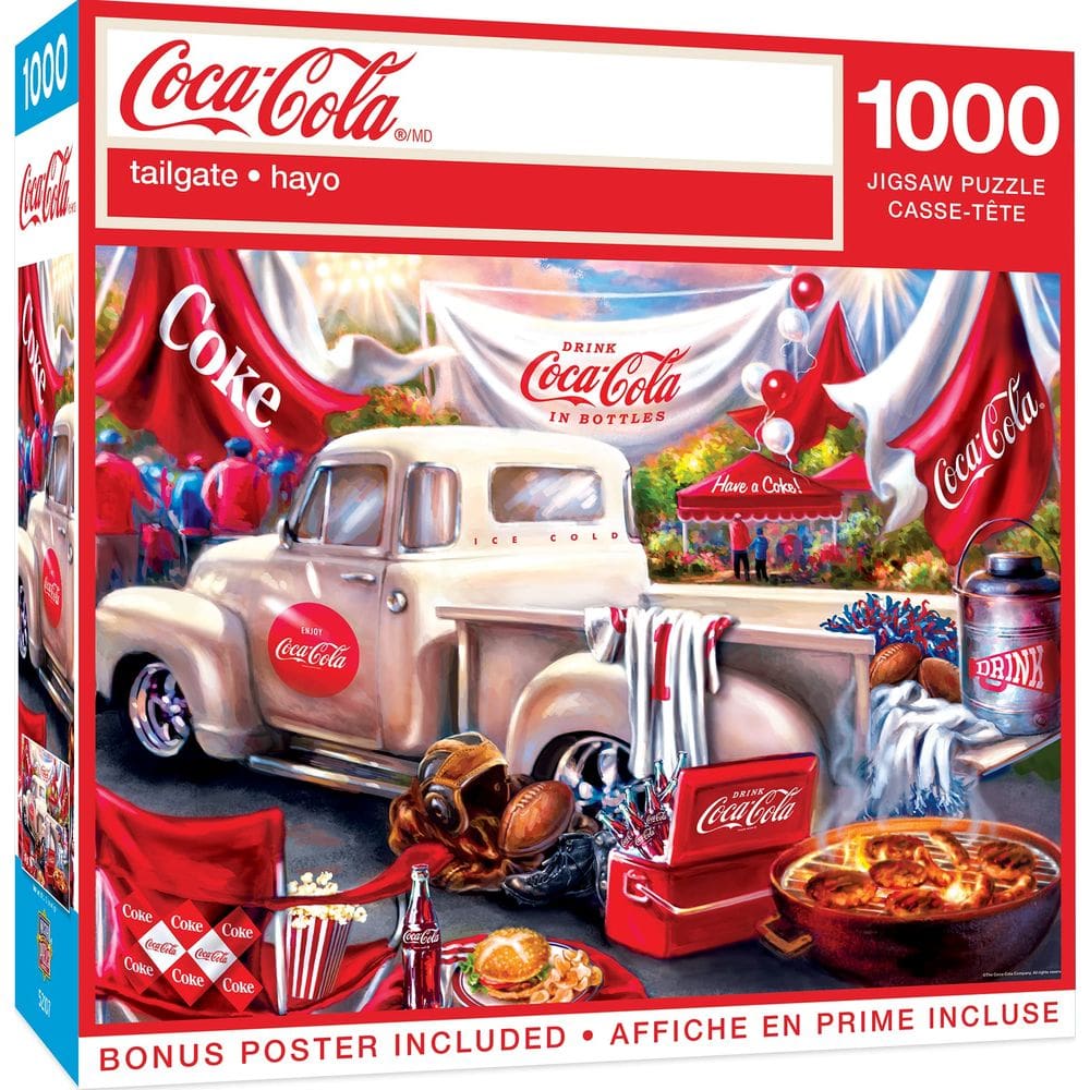 Obras-primas do quebra-cabeça Coca-Cola Tailgate 1000 peças