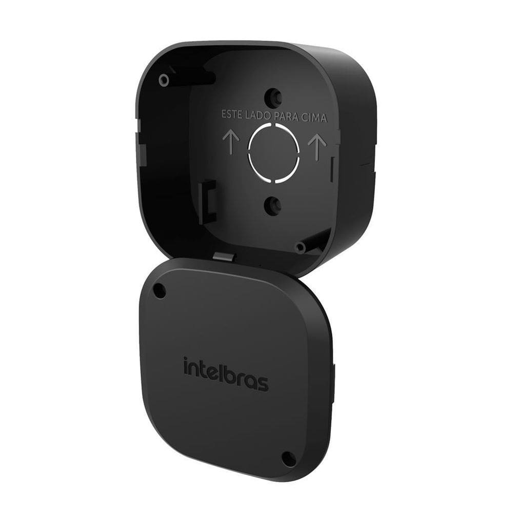 Caixa De Passagem Para Câmera Cftv Vbox 1100 Black Intelbras