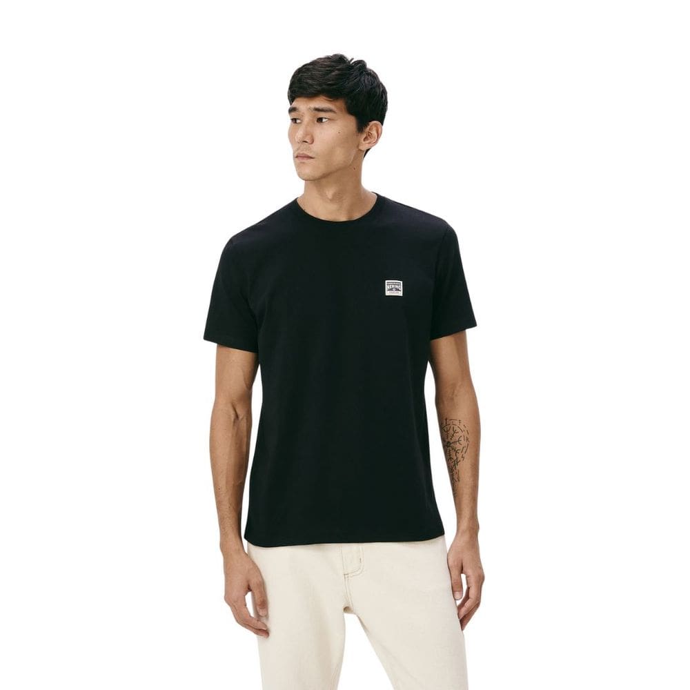 Camiseta Hering autêntico Especial Preta 1880 Logo