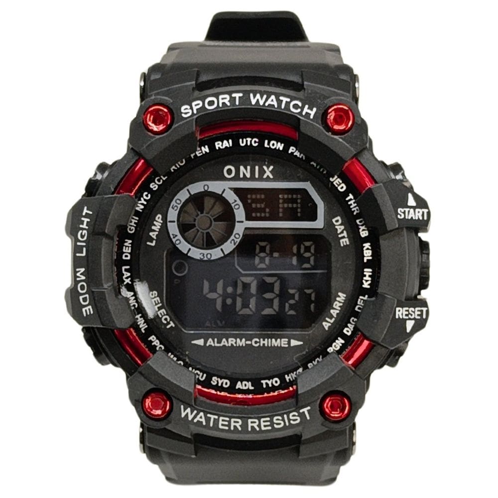 Relógio Masculino Onix Digital IT-1307H(0183) Preto e Vermelho
