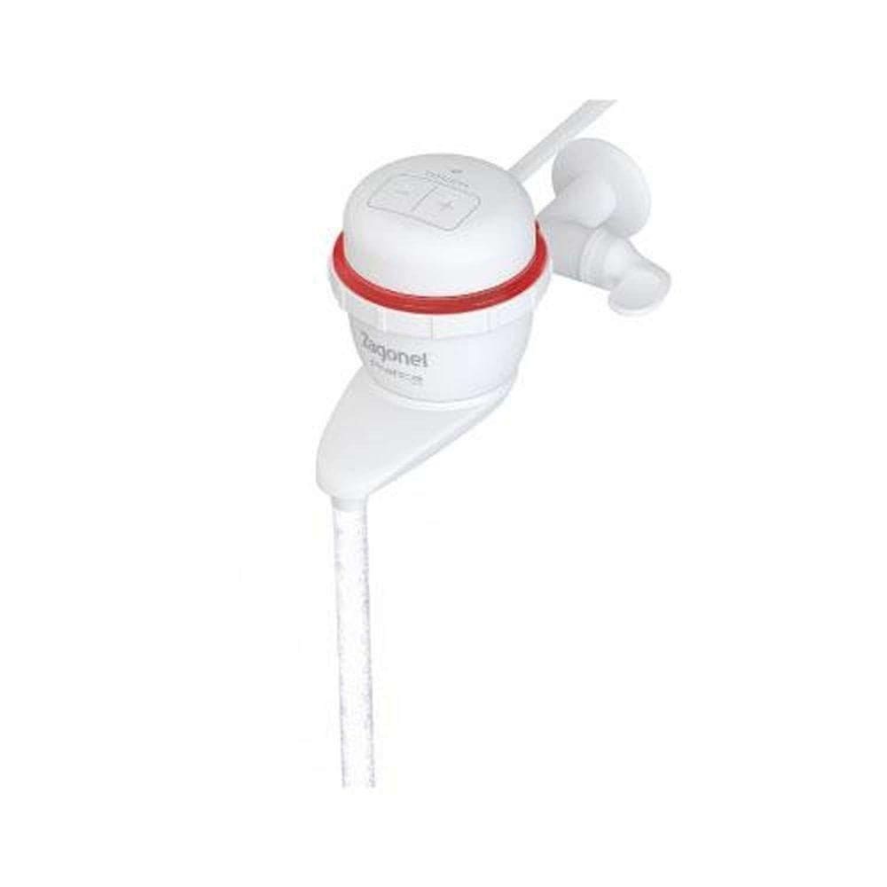 Torneira Eletrônica Pratica Touch 220v Branca 5500w Zagonel Registro 1/4 Volta Bica Giratória 360°