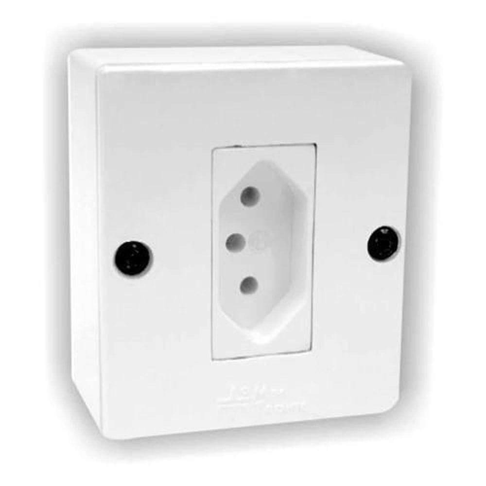 Tomada 3p 10a Sistema X Mectronic - Conjunto De 5 Unidades