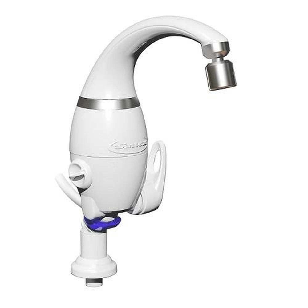 Torneira Eletrônica 127v 5500w Sintex - Resistência Rel154 - Branca - Bica Móvel - Parede/balcão