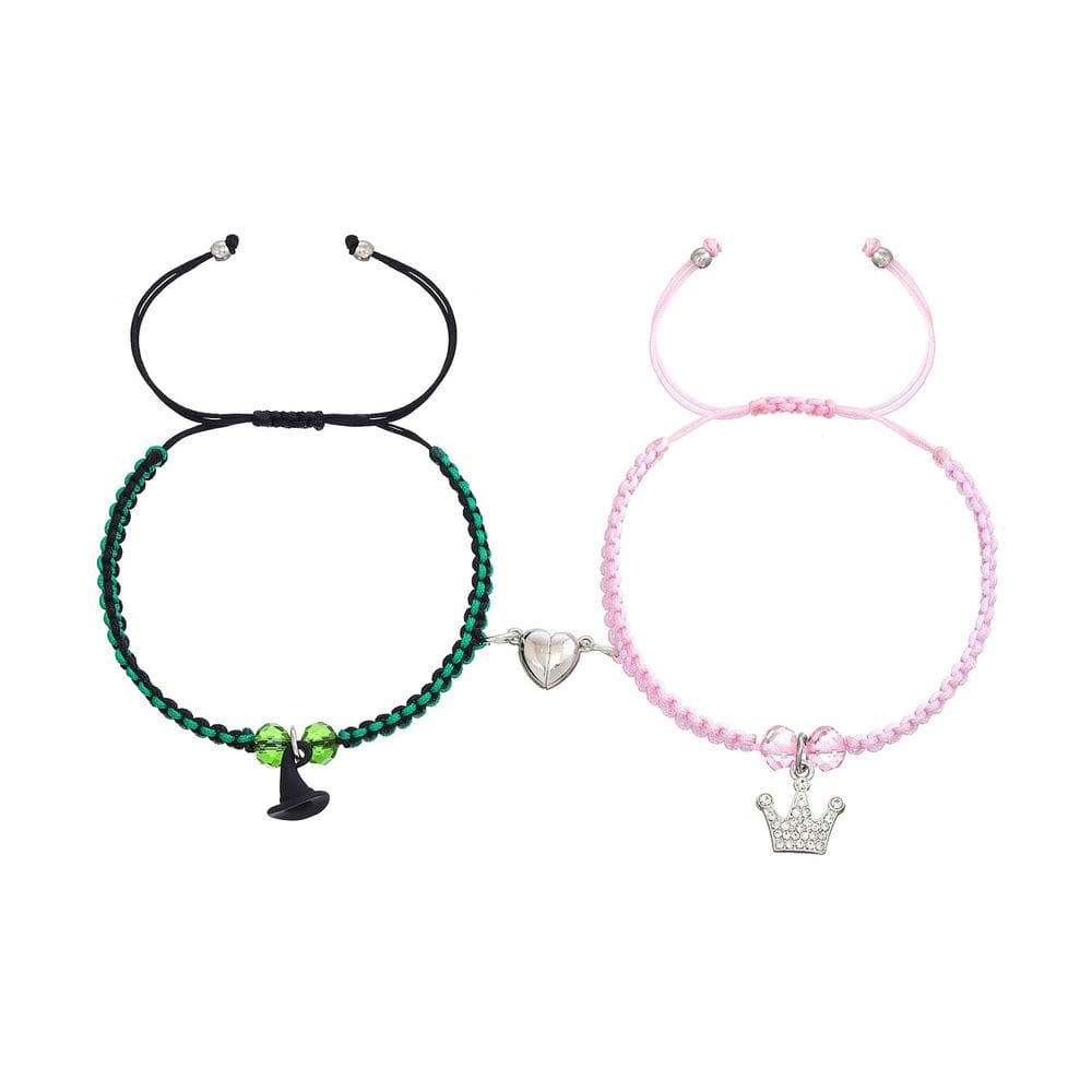 Pulseiras ZAOQIAN Elphaba Galinda Friendship Rhinestone Crown