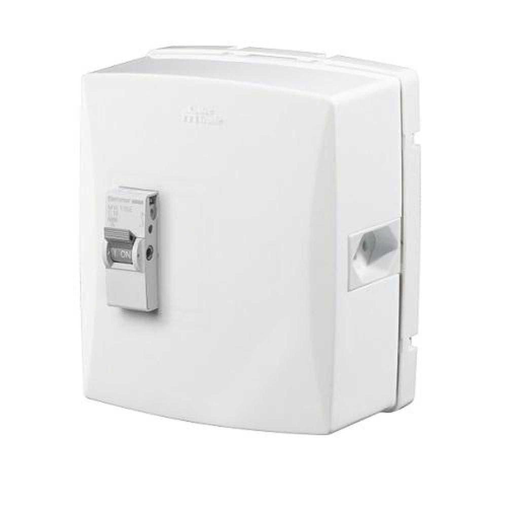 Caixa De Distribuição Cd Para Ar Condicionado 20a + Tomada 20a - Branco