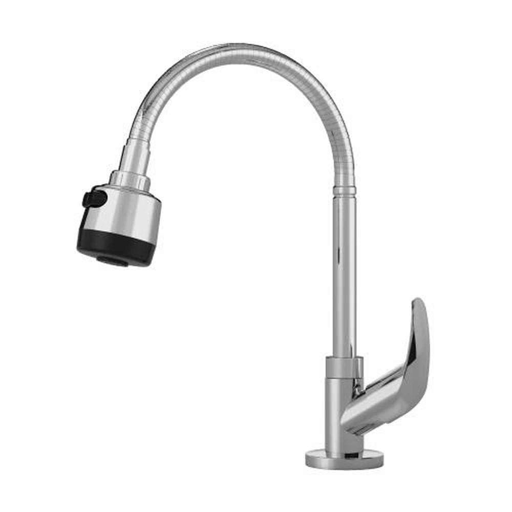 Torneira Gourmet Mesa Monocomando Cromada 1/4 De Volta - Real Metais