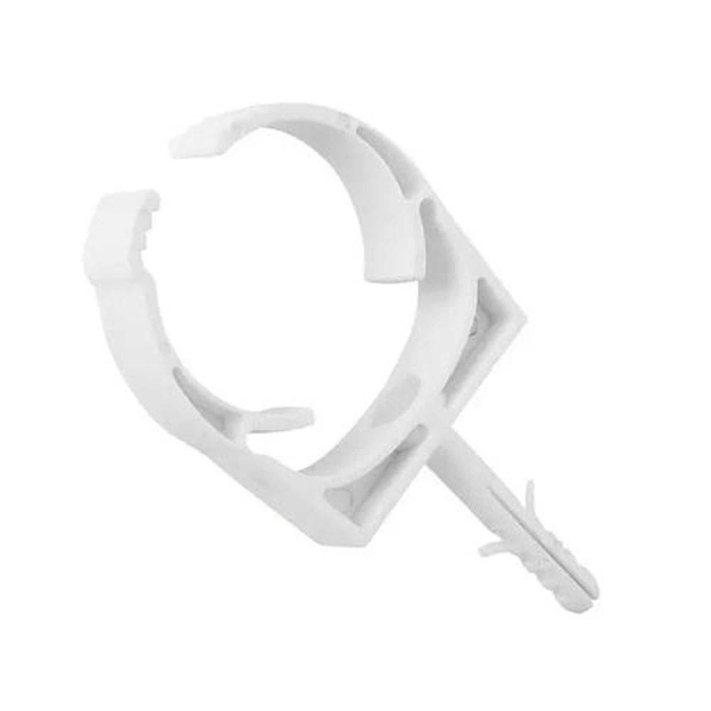 Abraçadeira Com Bucha B 3/4`` Branca Para Fixação De Eletrodutos - Tramontina