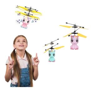 Brinquedo Que Voa Infantil Pônei com Sensor Drone Colorido