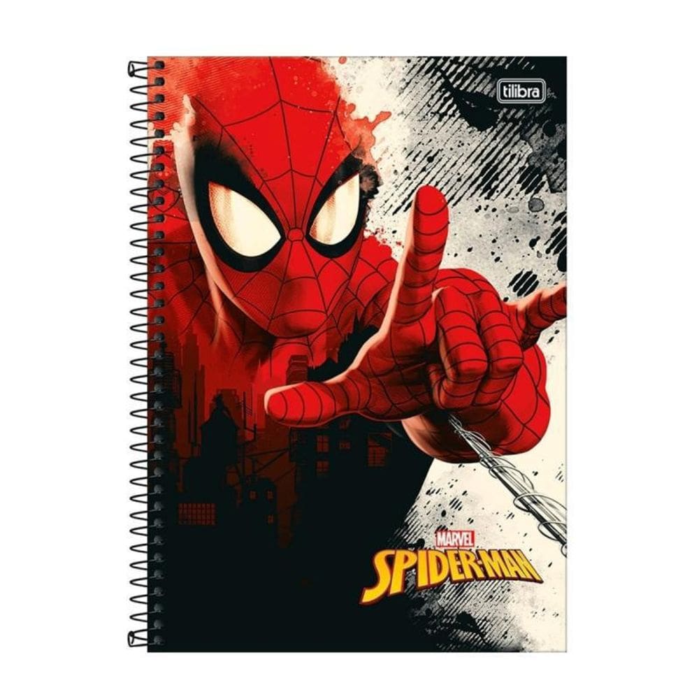 Caderno 10M 160Fls Esp. Spider Man - 308226