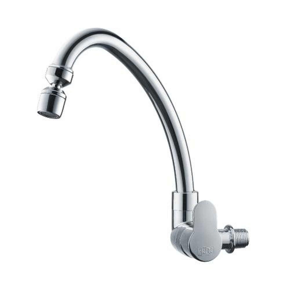 Torneira Tivoli Parede Cromada Bica Móvel Articulada - Abs - Herc