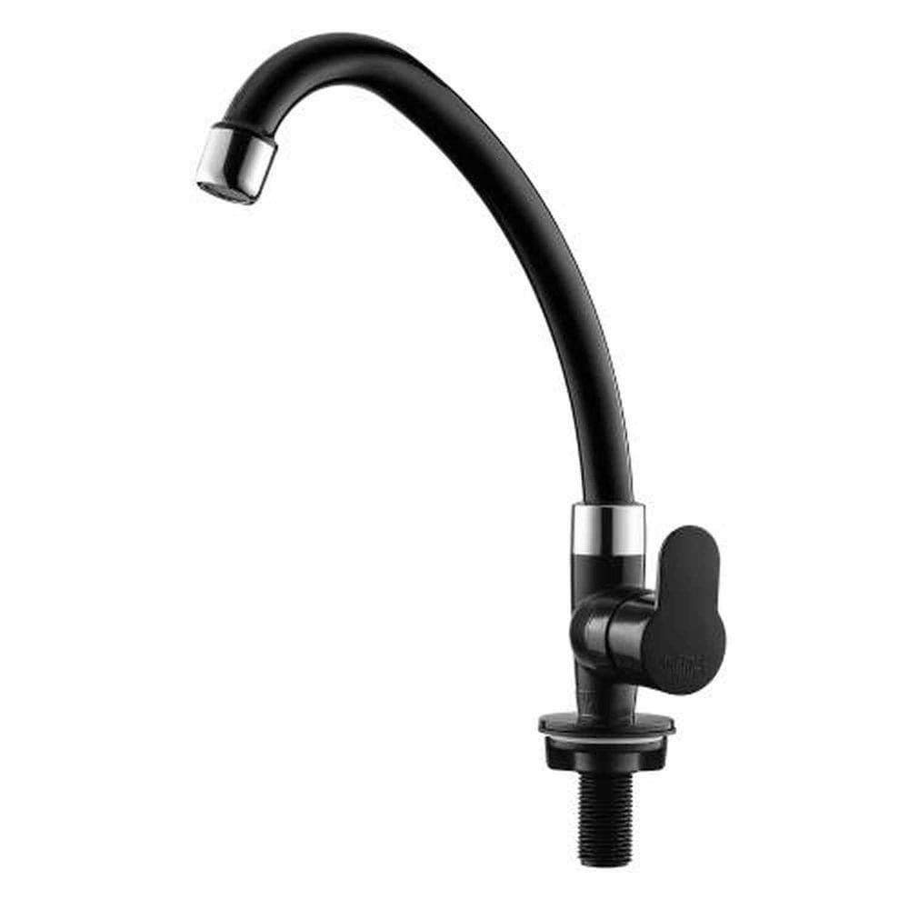 Torneira Tivoli Bica Móvel Mesa Preta/cromada - Herc Abs