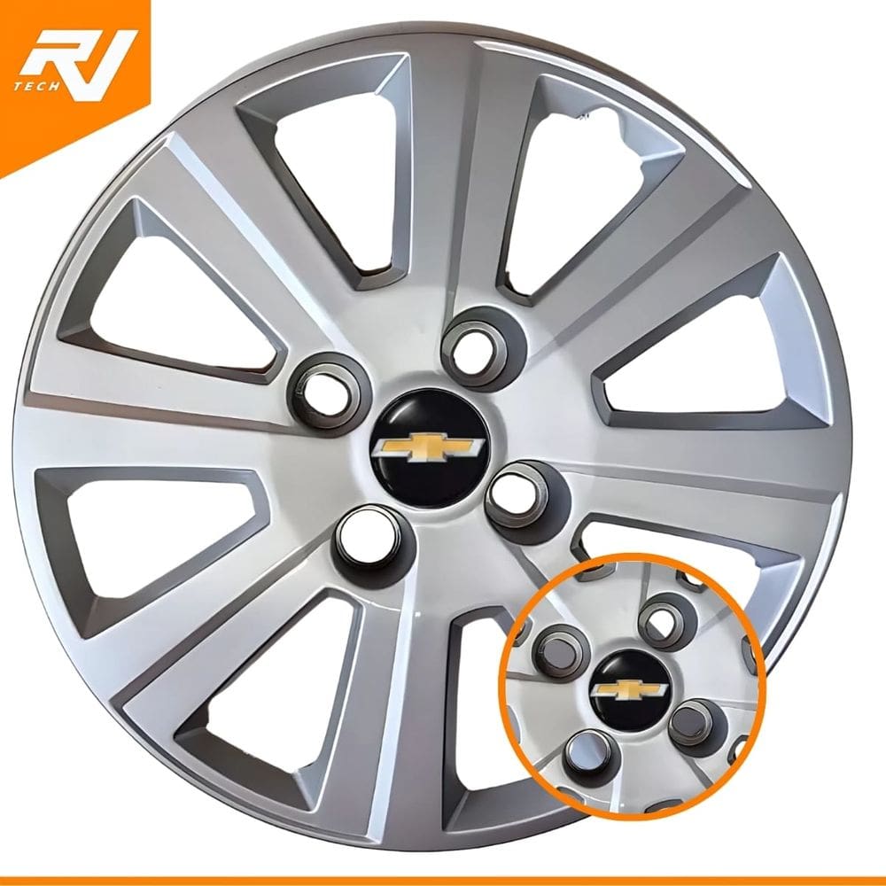 Jogo De Calotas Agile 2010 A 2013 Aro 14 Com Emblema