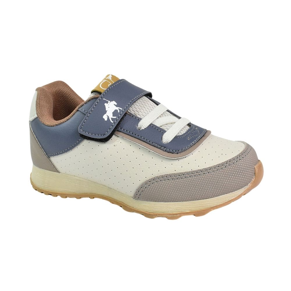 Tênis Infantil Jet Kids Meninos Street Bege