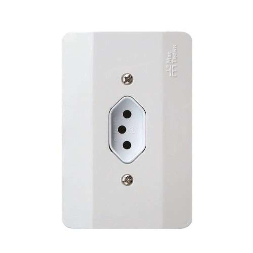 Tomada 3p 20a Vertical Mectronic Linha Millenium - Conjunto Tpb20-e7vm