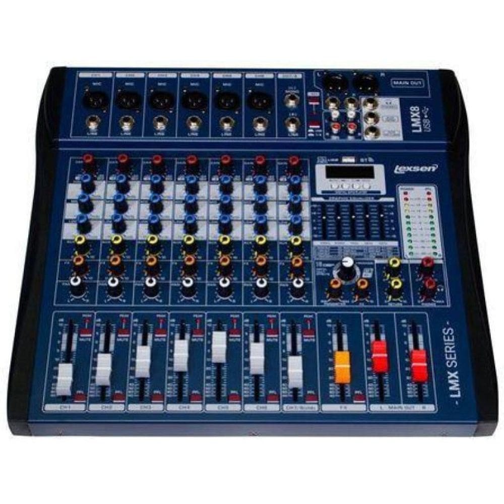 Mesa De Som 08 Canais Lexsen