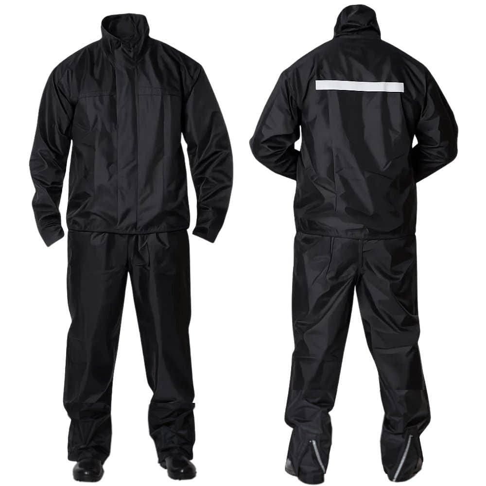 Conjunto Motoqueiro Capa de Chuva Blusão e Calça NYLON EVALD\r\n