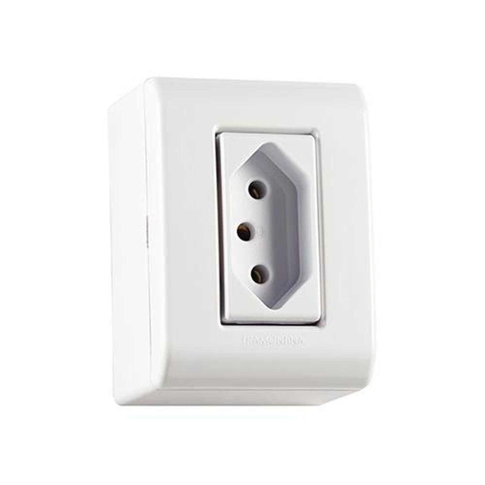 Tomada 20a Linha Lizflex Tramontina - Conjunto De Tomada Elétrica