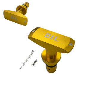 Puxador Vareta Óleo Motor Tuning Universal Amarelo Metal