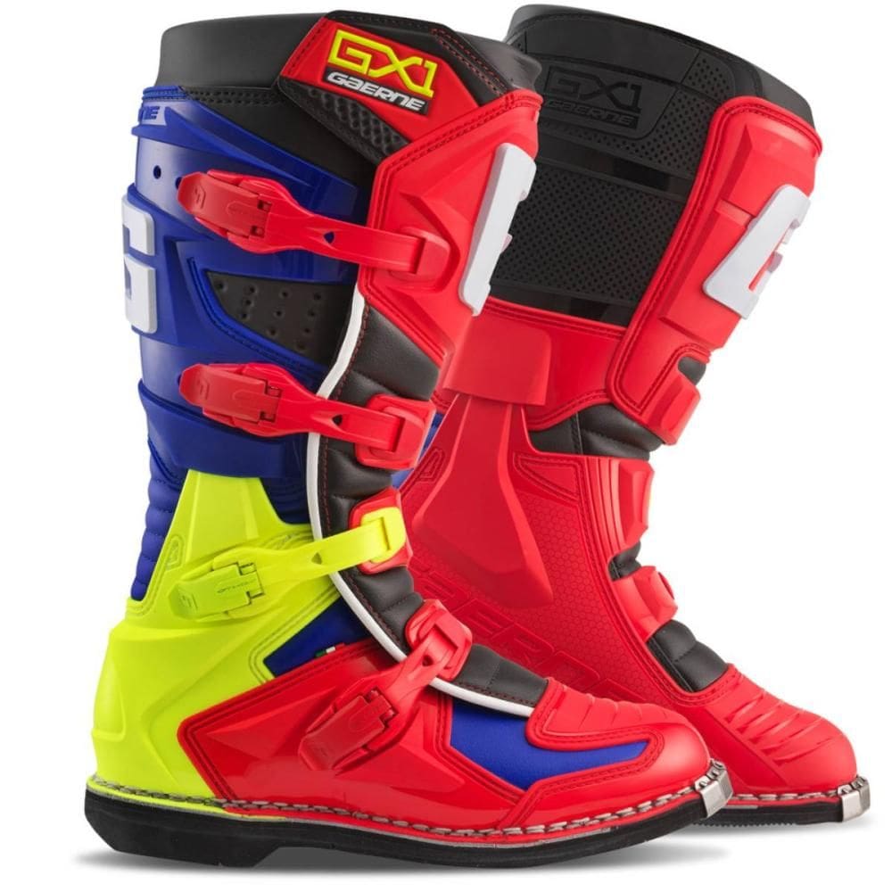 Bota Gaerne GX1 Goodyear Vermelho/Azul