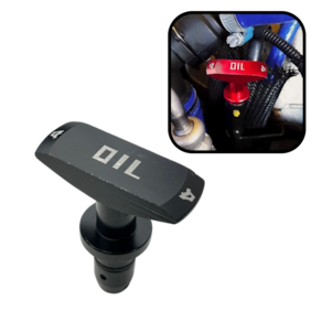 Puxador Vareta Óleo Motor Tuning Universal Preto Automotivo