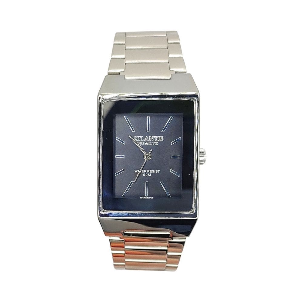 Relógio Atlantis Social Quadrado Resistente a Água 5atm