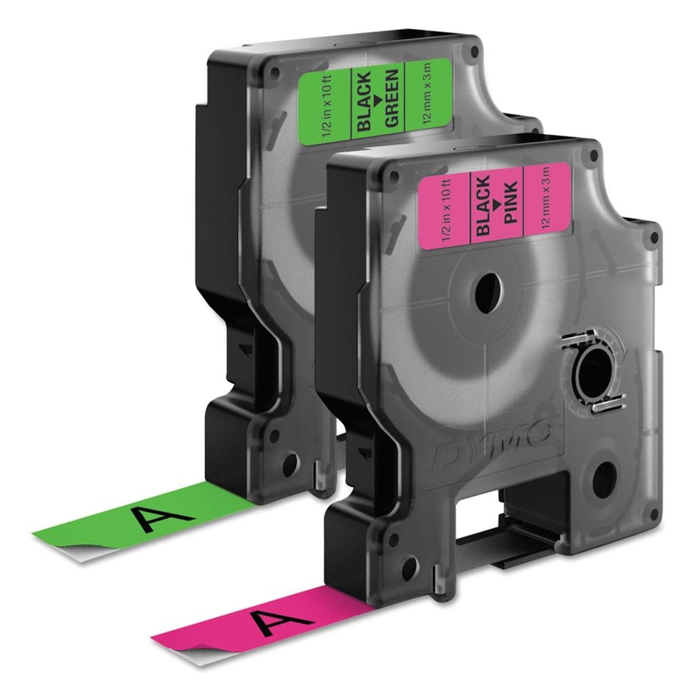Fita de etiqueta DYMO D1 Poliéster de alto desempenho 1,2 cm x 3 m