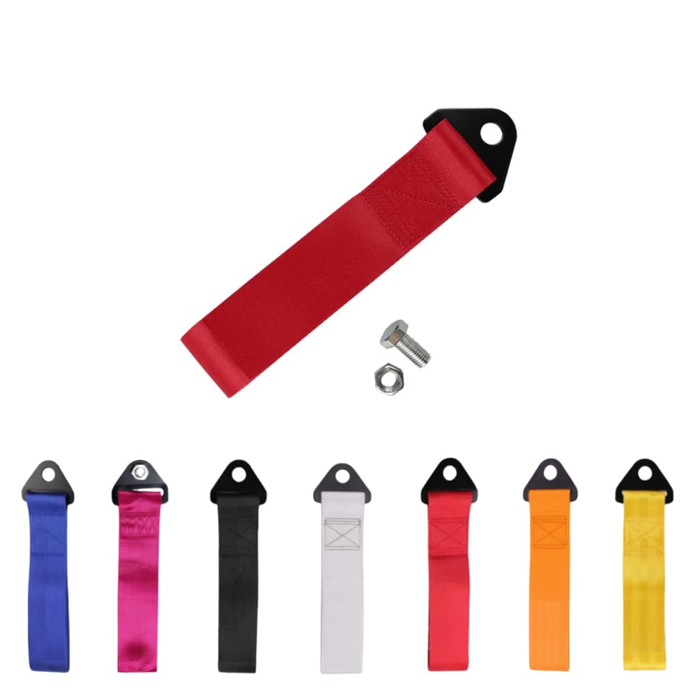 Tow Strap Fita Roboque Cinta Para-Choque Vermelho Estilo BR