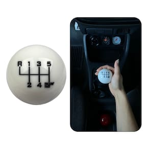 Bola Manopla De Cambio Branco Universal BMW Volkswagen Audi
