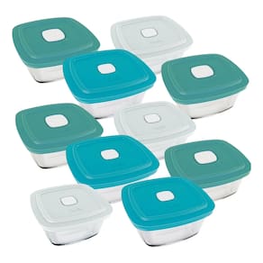 Jogo De 10 Potes Marmita Marinex Facilita Vap 500ml Nadir