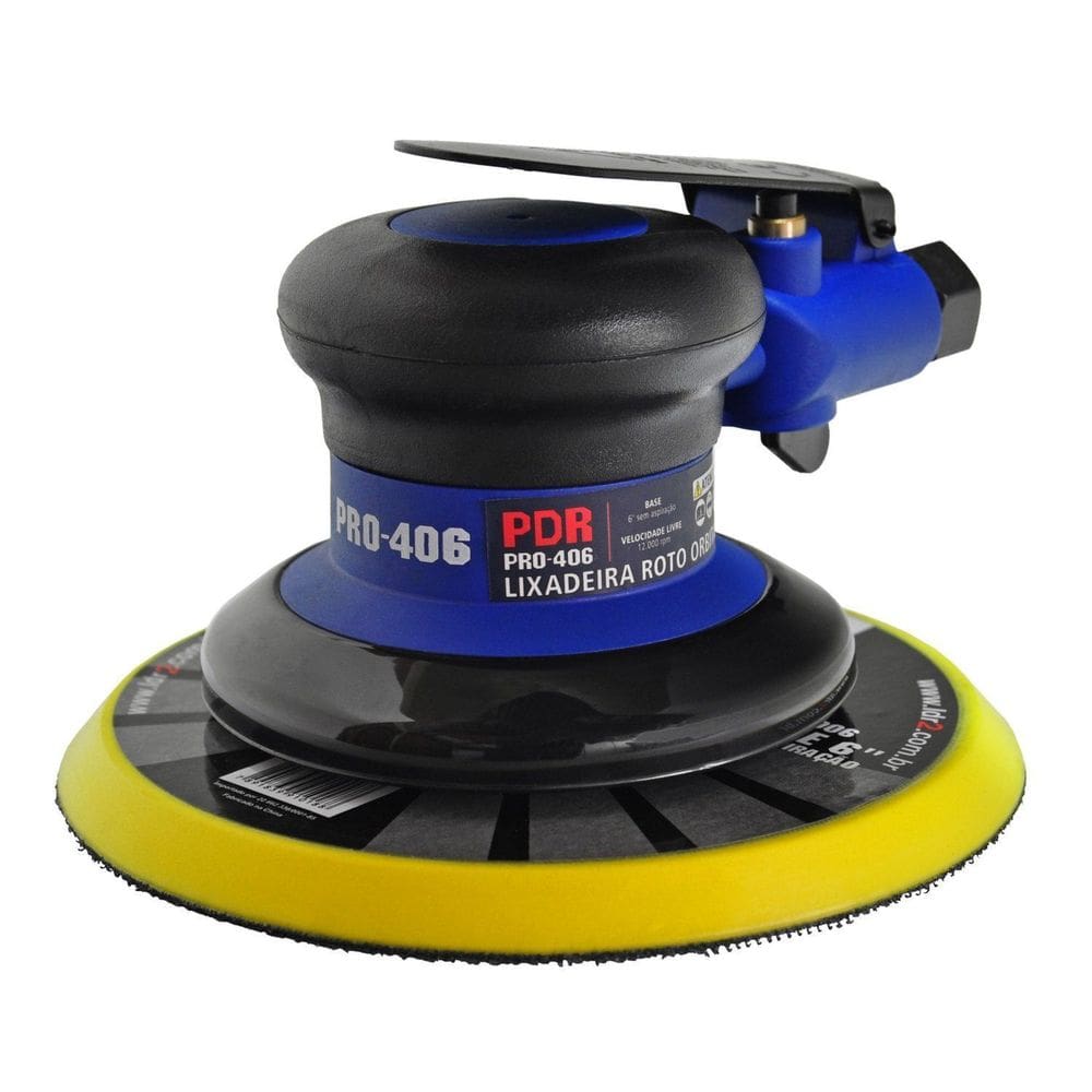 Lixadeira Roto Orbital Pneumática 6" sem aspiração PRO-406 PDR