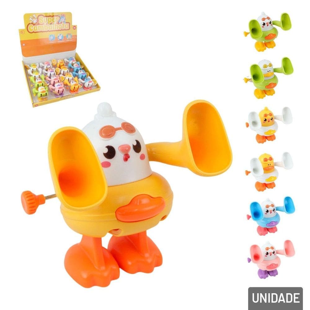 Animal Movido a Corda Super Cambalhota - Tudo em Caixa