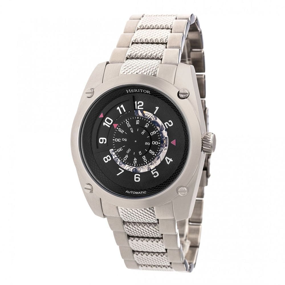 Relógio HERITOR Automatic Daniels Semi-Skeleton Silver