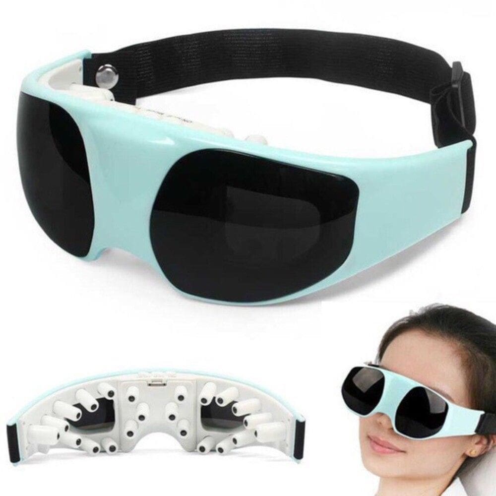 Oculos Massageador Eletrico Para Olhos Terapia Magnetica Vibracao Suave Acupuntura Facial Anti Rugas E Reducao De Olheir